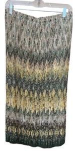 Alfred Dunner Pleated Skirt Size 16 Petite Multicolor Elastic Waist New With Tag - Picture 1 of 7