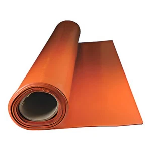 Rubber Sheet Silicone Rubber Width 2 in Rubber Length 2 ft Rubber Thickness 3... - Picture 1 of 5