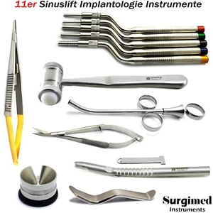 11er Implantologen Kieferchirurgie Sinulift Osteotome Knochenspritze Nadelhalter - Bild 1 von 9