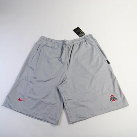 Ohio State Buckeyes Nike Dri-Fit Athletic Shorts Men's Gray New Cover