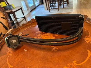 iBUYPOWER 240mm AIO RGB CPU Liquid Cooler - Photo 1/8