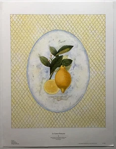 Le Citron Francais, by Susan Davies, reproduction print - Picture 1 of 2