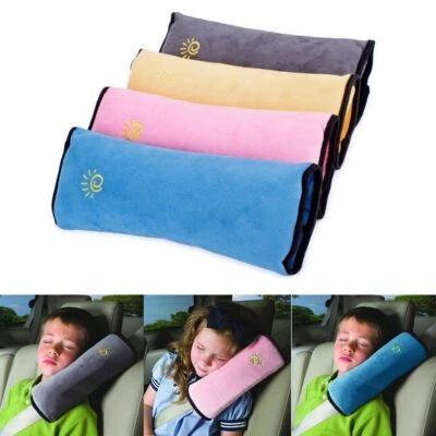 Child Car Safety Seat Belt Pillow Shoulder Strap Pad Cushions Head Supports Kids - Image 1 of 4