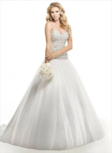 Maggie Sottero Couture Wendy Wedding Dress Size 6 4MT852LU - Picture 1 of 11