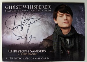Ghost Whisperer Trading Cards Season 3 & 4 Autograph G3&4 A - CS Christopher 