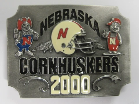 Siskiyou 2000 Nebraska Huskers Football Numbered Belt Buckle #61 Cornhuskers Cover
