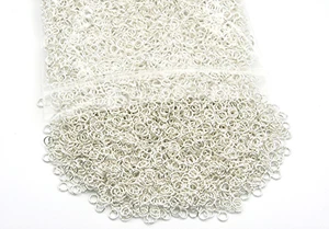 1000 Pcs 4mm Bright Silver Open Jump Rings 20 Gauge 36 Grams Bulk Wholesale Lot - Picture 1 of 1