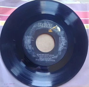 DOLLY PARTON - Starting Over Again - 45 7" Vinyl Record RCA Records 1980 - Picture 1 of 2