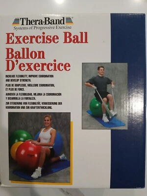 THERABAND Exercise Ball, Stability Ball with 65 cm Diameter GREEN - image 1 of 3