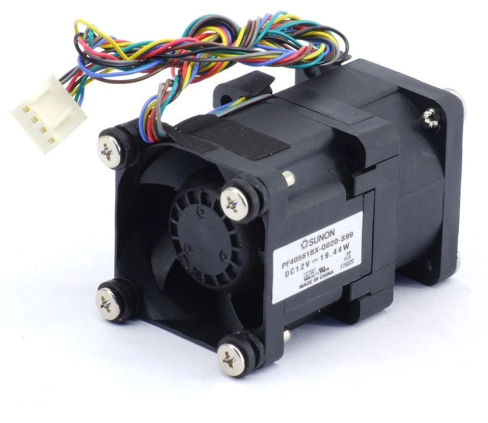 Sunon PF40561BX-Q020-S99 Dual 40mm PWM Fan 4-Pin DC 12V 19.44W AIC Server - Image 1 of 1