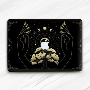 Gold Moon Hand Tree Occult Universe Hard Case For Macbook Air 13 Pro 16 13 14 15 - Picture 1 of 4