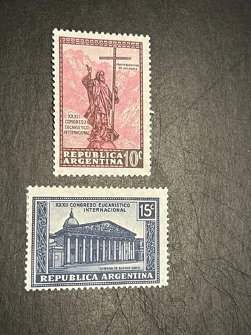Argentina stamp 414-415 MH Cover