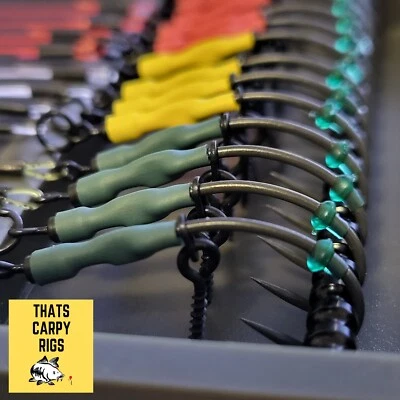 Paquete múltiple Ronnie Rigs / plataforma giratoria / Boom / Ready Tied / Carp Rigs / Winter Rig Foto 1 de 4