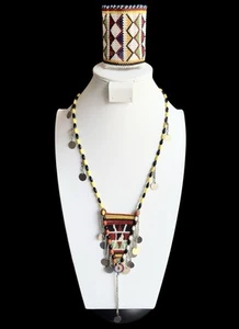 AUTHENTIC Handmade African Maasai Masai Beaded Necklace Bracelet: Made by Widows - Picture 1 of 10
