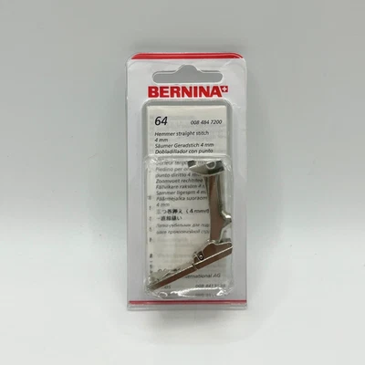 Pie Bernina Hemmer genuino #64 puntada recta 4 mm - nuevo estilo (rojo) 0084847200 Foto 1 de 4