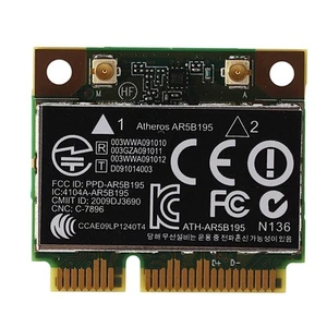 AR9285 AR5B195 150M+BT3.0 Half PCI-E Card SPS:593127-001 592775-001 for4158 - Afbeelding 1 van 8