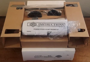 Harley Davidson Premium Stereo Wired Headset 77147-98A Microphone New In Box - Picture 1 of 4