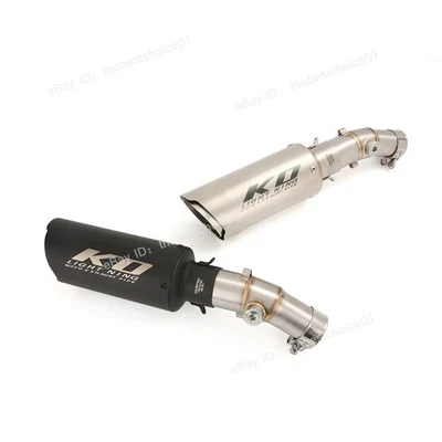 Sistema de punta de silenciador de tubo de escape de enlace medio para Kawasaki Ninja 650R EX650 2006-2011 Foto 1 de 4