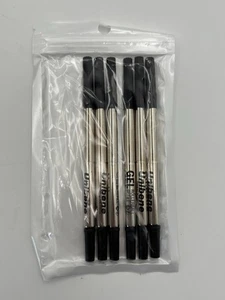 Parker kompatible Gel Tinte Kugelschreiberminen 6er-Packung, 0,5 mm Spitze - 6 schwarz - Bild 1 von 3