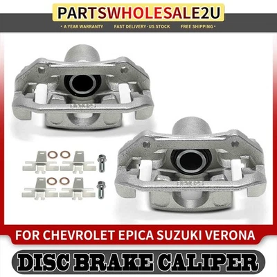 Pair Rear Left & Right Brake Calipesr with Bracket for Chevrolet Epica Suzuki - Image 1 of 4