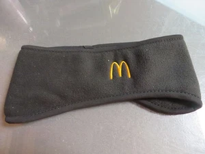 NEU - McDonalds schwarz Fleece Ohr Stirnband Band Manager/Mitarbeiter - Bild 1 von 2