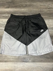 Pantaloncini Nike Sportswear Windrunner Track Foderati 2019 Nero Grigio Raiders Taglia L - Foto 1 di 8