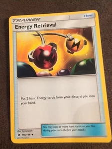 Energy Retrieval Sun & Moon set, numbered 116/149, and is an Uncommon rarity. - Picture 1 of 10