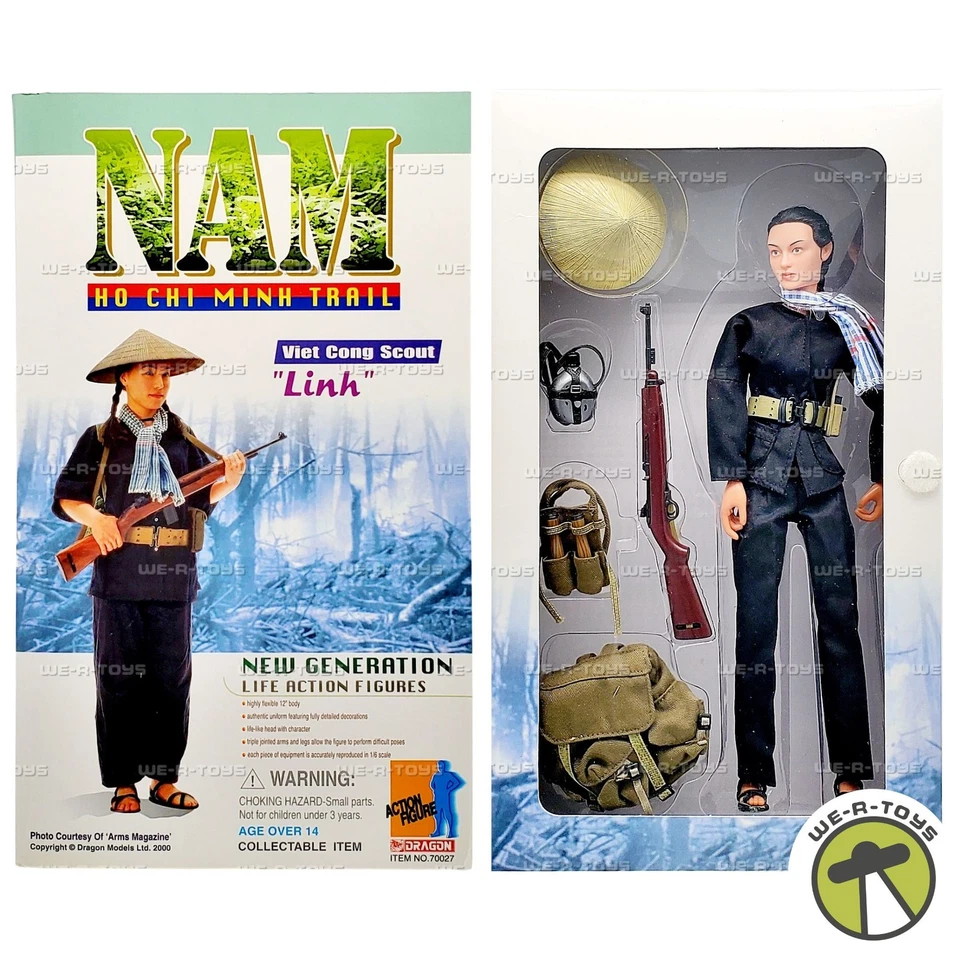 Dragon Action Figure Nam HO Chi Minh Trail "linh" Viet Cong Scout 70027