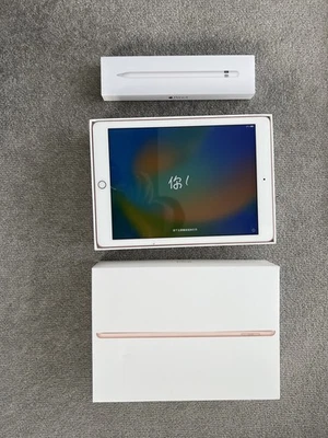 Apple iPad 6th Gen 9.7" Rose Gold Tablet 32GB WIFI A1893 | includes Apple Pencil - Image 1 of 4