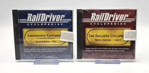 RailDriver CD-ROM Set – 1922 Car Builders 10th & Locomotive 6th Ed (Sealed PC) - Picture 1 of 6