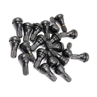 25pcs TR412 Tire Rubber Valve Stem For ATV Lawn Mower Motorcycle Accessories - Image 1 of 4
