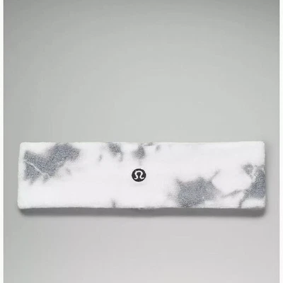 LULULEMON Cotton Terry Sweatband UNISEX NWT headband rhino Grey tennis - Image 1 of 4