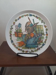 Vintage SiLite Peter Rabbit Kinder Melamin Kunststoff Teller - 8" Durchmesser #3101 - Bild 1 von 6