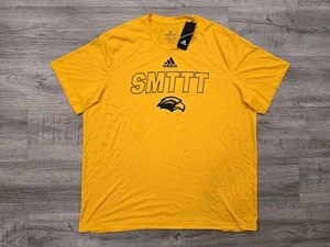 adidad Southern Miss To The Top Shirt Mens Size 2XL Yellow Aeroready Creator Tee - Picture 1 of 13