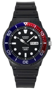 Casio Standard Analog Resin Strap Black Dial MRW-230H-1E2V 100M Men's Watch - Picture 1 of 4