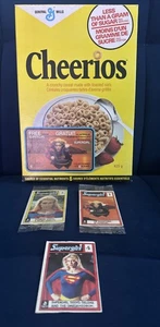 Vintage Cheerios 1984 SUPERGIRL Müslischachtel mit Comics selten Canada General Mills - Bild 1 von 11
