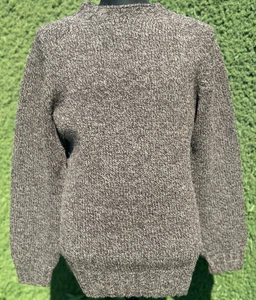 CC Filson Cowichan Sweater HandKnit Scotish Wool Pullover Crew Neck Size L - Picture 1 of 14