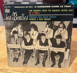 FRENCH EP THE BEATLES ADVERTISING DISPLAY COUNTER ODEON SOE 3756 - Picture 1 of 3