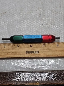 #10 - 24 UNc-3B Thread Plug Gage LINCOLN GAGE GO .1629 / NO GO .1661 GAGE ROOM - Picture 1 of 8