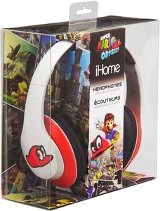 iHome - Cuffie con marchio eKids Super Mario Odyssey Co - rosso e bianco - nuovissime - Foto 1 di 5