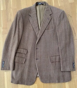Polo Ralph Lauren Sakko Gr. 52 Herringbone Tweed Braun - Bild 1 von 6