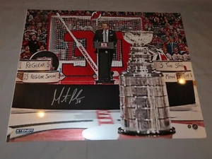 Foto Martin Brodeur Firmada por los Diablos de Nueva Jersey 16x20 Auto Steiner Deportes Certificado de Autenticidad 1F - Imagen 1 de 8