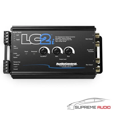 AudioControl LC2i 2 Channel RCA Converter Line Out High To Low With Accubass - Image 1 of 4