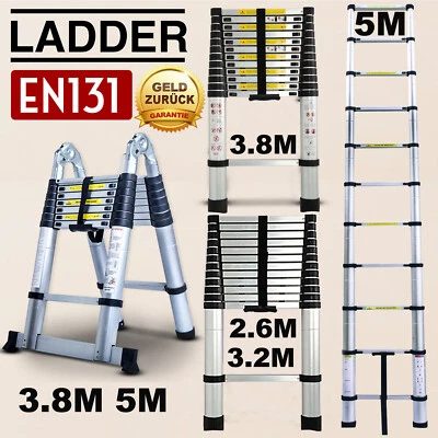 Scala telescopica Scala telescopica in alluminio Pieghevole multifunzione EN131  - Immagine 1 di 4