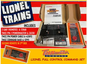 LIONEL TRAINMASTER GROUP W/2 CAB 1 RMTS 1 COMD BSE, PM1 PWR MSTR & PM1 PWR CABL - Picture 1 of 6