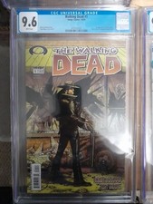 WALKING DEAD #1 (1ST PRINT) 1ST APPEARANCE OF RICK GRIMES CGC 9.6 WHITE PAGES