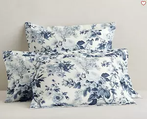 Pottery Barn Garden Floral Percale King Sham Set of two Brand New in package - Picture 1 of 4