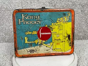 Porta pranzo vintage Hong Kong Phooey in metallo 7"x9" King Seely multicolore - Foto 1 di 15