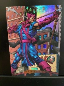 2007 Marvel Masterpieces FOIL Rainbow #35 HAWKEYE Mint😍💥* - Picture 1 of 1