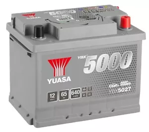 YBX5027 Yuasa Silver Hochleistungs Autobatterie 12V 65Ah HSB027 - Bild 1 von 8